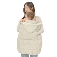 Couverture de Porte-Bébé Multifonctionnelle en Forme d'Animal de Dessin Animé, Écharpe de Portage pour Bébé, Housse d'Hiver pour Bébé, Cape Coupe-Vent pour Bébé