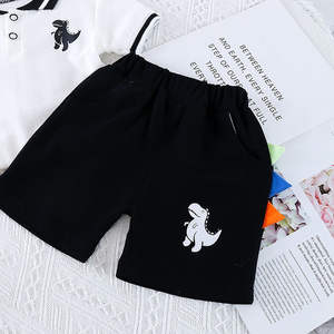 1-5 años moda europea y americana POLO solapa niño traje manga corta niños ropa - Product Image 6