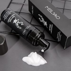 Jabón vegano verde OEM Blue Bubbles para después del tatuaje, para curar, limpiar y purificar la piel y las perforaciones, con burbujas espumosas, hidratante suave. - Product Image 4