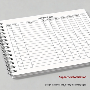 Libro de Registro de Cambio de Turno Personalizado para Recepción de Hotel, Caja Registradora, Uso en Farmacias - Papel de Doble Adhesivo, Modelo Confidencial - Product Image 2