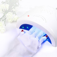 Mitaines de protection UV pour ongles, 2 tailles, gants anti-noircissement pour lampe à gel, protection des mains pour manucure, équipement de protection pour salon
