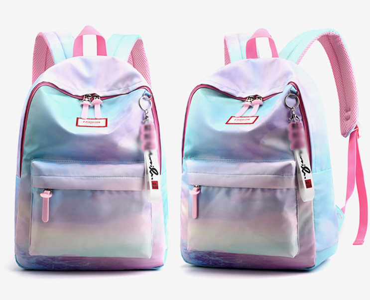 Fashion Gradient Color School Bags 2026 Trendy