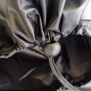 Housse de remorque en tissu Oxford noir 210D 140x120x40cm, imperméable, coupe-vent, protection UV, housse de tente de toit - Product Image 2