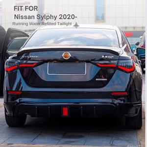Nieuwe rode <span class=keywords><strong>LED</strong></span> achterlicht voor Sylphy Sentra 2020-heden 12V auto retrofit/upgrade knipperlicht remlicht met één jaar garantie - Product Image 4