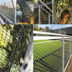 Red protectora para jardín, zoológico, valla de cuerda de alambre para Balcón de acero inoxidable, rollo de 150 metros, 4mm - Product Image 4