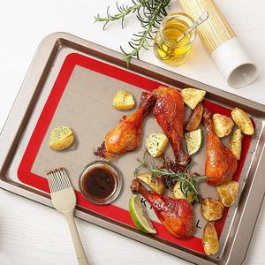 실리콘 베이킹 매트-베이크 팬 및 롤링용 논스틱 실리콘 라이너-마카롱/패스트리/쿠키/롤빵/빵 만들기 - Product Image 5