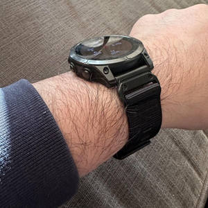 Bracelet en nylon robuste Upro pour montre Garmin Instinct 2/2X/3 45 mm 50 mm, bracelet respirant durable pour Garmin Fenix 7 7X - Product Image 3