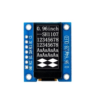 0.96นิ้ว64x128โมดูลโมดูลจอแสดงผลโมดูลหน้าจอ OLED อินเตอร์เฟซ SH107 SPI I2C - Product Image 1