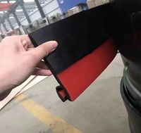 Venta Directa de Fábrica de Deflectores de Poliuretano para Transportadores, Retardantes de Llama y Resistentes al Desgaste, Sellos de Doble Labio, Tablero de Goma para Faldones