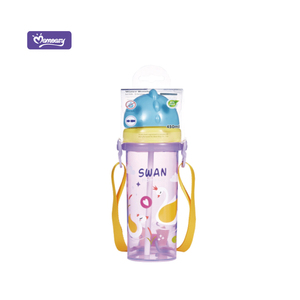 Botella de Agua para Bebés con Diseño de Dibujos Animados, Libre de BPA, Taza de Entrenamiento para Niños, Botella de Agua de 450 ml con Cuerda, Suministro de Fábrica - Product Image 2