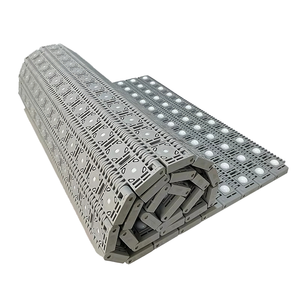 Banda Transportadora Modular <span class=keywords><strong>de</strong></span> Malla Plástica Tipo 400, Banda <span class=keywords><strong>de</strong></span> Clasificación <span class=keywords><strong>de</strong></span> Malla <span class=keywords><strong>de</strong></span> Alta Resistencia con Rodamientos <span class=keywords><strong>de</strong></span> Bolas, Banda Transportadora con Rodamientos <span class=keywords><strong>de</strong></span> Bolas POM Integrados - Product Image 1