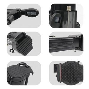 <span class=keywords><strong>Pompe</strong></span> à <span class=keywords><strong>pied</strong></span> universelle pour vélos électriques et balles Corps en acier Alu & TPE Nylon Footplate 80Psi avec valve à aiguille <span class=keywords><strong>Pompe</strong></span> à vélo - Product Image 4