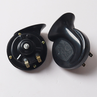 Vente en gros de pièces automobiles de haute qualité, klaxon d'escargot, klaxon électrique universel étanche à double ton, angle de klaxon d'air 24V moto