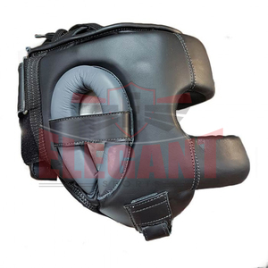 2024 Custom Logo <b>Head</b> Guard Boxing Guard for Fighting <b>Training</b> Genuine Leather <b>Head</b> Guard - Product Image 6