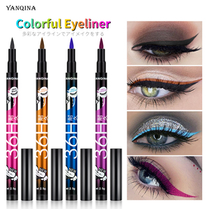 <span class=keywords><strong>Eyeliner</strong></span> liquide de couleur personnalisée cils de marque privée couleurs noir marron <span class=keywords><strong>bleu</strong></span> violet <span class=keywords><strong>eyeliner</strong></span> - Product Image 3