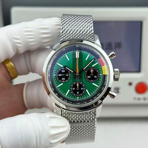 Montre mécanique automatique multifonctionnelle de luxe sport et affaires en acier inoxydable 41 mm avec logo personnalisé, lumineuse, haute qualité - Product Image 1