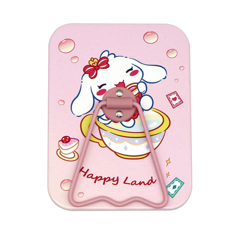 square mirror-afternoon tea cute dog-mirror with protective film