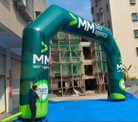 Arche gonflable pour événements extérieurs avec souffleur, en PVC sportif, gonflables publicitaires promotionnels