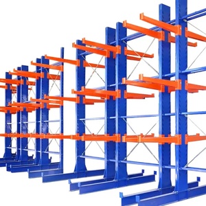 5 Layer Heavy Duty Steel <strong>Pipe</strong> Wire Shelves Corrosion Protection Long Arms Double Side Cantilever Racking Storage - Product Image 3