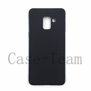 Produttore all'ingrosso opaco TPU custodie morbide smerigliate <span class=keywords><strong>Cover</strong></span> posteriore in Silicone custodia per telefono cellulare per <span class=keywords><strong>Samsung</strong></span> <span class=keywords><strong>A8</strong></span> 2018 nero - Product Image 1