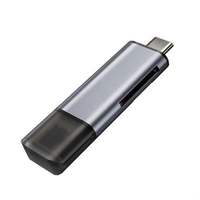 Lector de tarjetas 3 en 1 SD TF USB3.0 + MICRO + TIPO C Lector de tarjetas multifunción 3 en 1 Lector de tarjetas USB 3,0 SD TF Lector de tarjetas