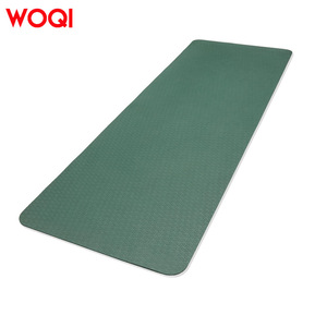 Tapis de yoga Woqi 1830x610x4mm TPE antidérapant vert militaire pour yoga, pilates, fitness, utilisation intérieure et extérieure - Product Image 3