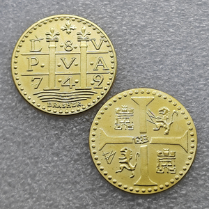 Monedas conmemorativas de 1786 DBLN Brasher Lima <span class=keywords><strong>Doubloon</strong></span>, regalos, decoración del hogar - Product Image 1