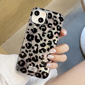 <span class=keywords><strong>Cover</strong></span> per Cellulare in PC con Stampa Leopardata <span class=keywords><strong>Nera</strong></span> su Sfondo Argento per <span class=keywords><strong>iPhone</strong></span> 8 X Xr Xs Max <span class=keywords><strong>11</strong></span> 12 13 14 15 16 17 Air - Product Image 2