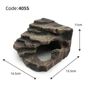 Cueva de Resina para Reptiles, Hábitat Realista de Roca para Gecko Leopardo y Araña, Plataforma para Tomar el Sol y Escondite para Reptiles - Product Image 6