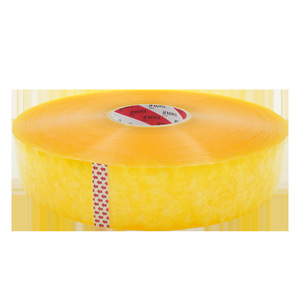 Nastro di sigillatura all'ingrosso su misura nastro di imballaggio trasparente grande rotolo con sfondo bianco E testo rosso per uso E-Commerce, speciale - Product Image 5