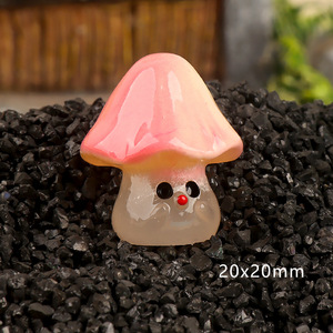 Petits accessoires de bricolage champignon sauvage mignon lumineux petite fleur jardinage et aménagement paysager décoration - Product Image 5
