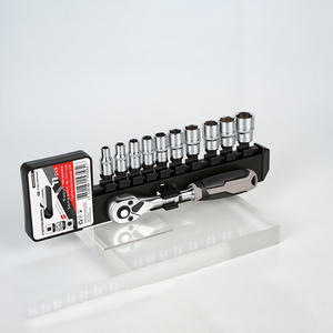 Juego de 12 Llaves de Trinquete Portátiles y Brocas, Juego Profesional de Llaves de Trinquete para Vehículos - Product Image 2