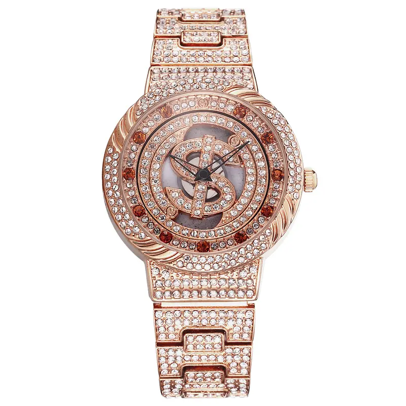 The new hot selling fashion rotatable waterproof women's dollar quartz watch