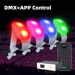 LED Plastik Kumaş Bileklik Özel Baskı Konser Yanıp Sönen DMX Kontrollü RGB Çevre Dostu 200-300M Programlanabilir Uzaktan Kumandalı - Product Image 4