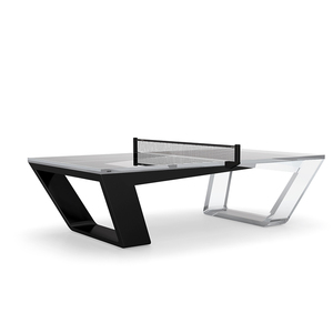 <span class=keywords><strong>Tavolo</strong></span> da <span class=keywords><strong>Ping</strong></span> <span class=keywords><strong>Pong</strong></span> <span class=keywords><strong>Professionale</strong></span> per Interni dal Design Moderno, Alta Qualità, Durevole, 2-in-1 con Telaio in Legno Massiccio e Piano in Acrilico Nero - Product Image 5