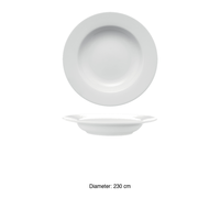 Assiette creuse étrusque 23 cm Saturnia