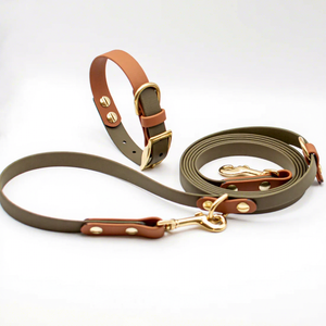 Laisse de chien réglable en PVC enduit, confortable, durable, à dégagement rapide, style tendance, pour la promenade mains libres - Product Image 1