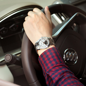 Montres mécaniques personnalisées pour amoureux, cadran rond en acier inoxydable 316L, aiguilles creuses, 41 mm, saphir, automatique - Product Image 4