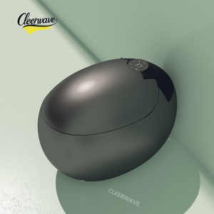 WC intelligent électrique noir au design moderne, avec bidet intégré, chasse d'eau automatique intelligente et réservoir chauffant – Meilleures ventes - Product Image 1