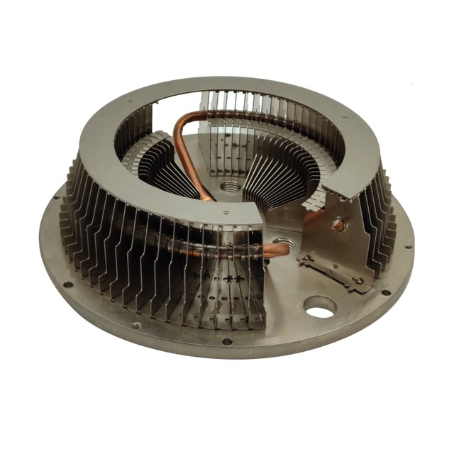 1U Thin Copper Bottom Heat Pipe Socket 1155 1151 1150 Server CPU Cooler Computer Heatsink