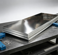 Tôles en acier inoxydable série 300, plaque en bobine 316L, 4mm/6mm, 1220x2440mm, antidérapantes, finition DIN/AISI 2B HL, pour pliage, découpe et construction
