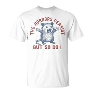 Los horrores siguen existiendo, pero también yo, camiseta unisex para adultos, talla S, M, L, XL, XXL - Product Image 2