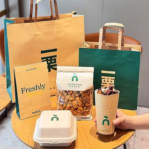 Bolsa de Papel Ecológica para Comida Rápida para Llevar, Bolsa de Papel Kraft para Empaque de Comida para Llevar de Restaurante - Product Image 2