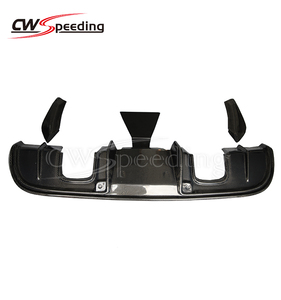 KIT DE CORPS DE DIFFUSEUR ARRIÈRE DE PARE-CHOCS AVANT EN FIBRE DE CARBONE DE STYLE <span class=keywords><strong>GT4</strong></span> RS PERSONNALISÉ pour <span class=keywords><strong>PORSCHE</strong></span> 718 BOXSTER - Product Image 4