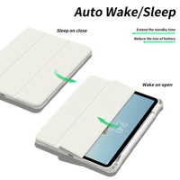 Étui transparent en acrylique avec support pour stylet pour iPad Air 4e et 5e génération 10,9 pouces