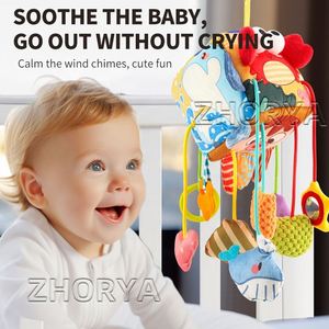 Zhorya Juguetes Educativos Montessori para Bebés, Cubo de Tela Suave con Diseño Oceánico, Bloque de Tela Sensorial para Niños - Product Image 3