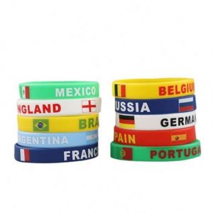 Bracelet personnalisé en silicone de haute qualité pour le sport, bracelet promotionnel avec logo - Product Image 3