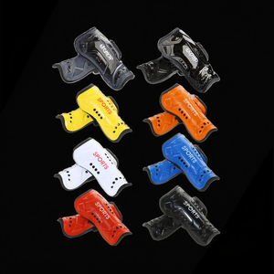 <span class=keywords><strong>Espinilleras</strong></span> personalizadas certificadas para jóvenes y adultos con logotipo personalizado Almohadillas de plástico de protección de piernas de fútbol de color personalizado - Product Image 5