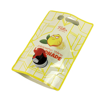 Sachet Doypack jetable à fond doublement renforcé pour bière, en feuille d'aluminium composite, avec valve papillon indépendante, rouge