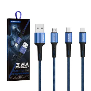 Micro USB color blanco Teléfono móvil Samsung USB cable de carga/cable de datos ecb-du4we 3